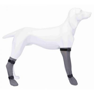 TRIXIE  Chaussette de protection en silicone M : 8 cm/35 cm, gris 19432