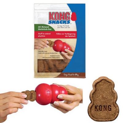 KONG  Snacks foie pour chien - Taille L : 4 x 312g (7g/friandise)