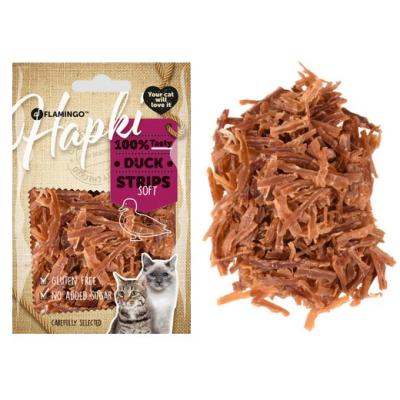 MORIN IMPORT Friandise Hapki lamelles de canard pour chat 50 g sans gluten