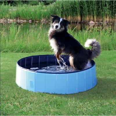 TRIXIE  Piscine - &Oslash; 80 &times; 20 cm - Bleu clair et bleu - Pour chien