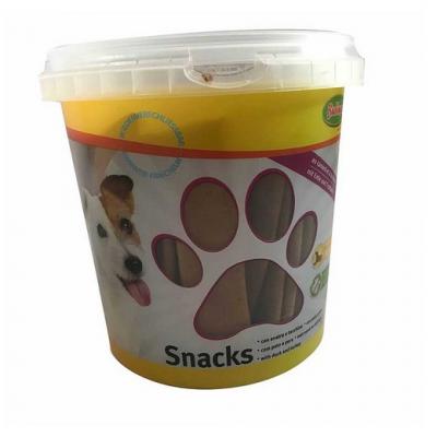 BUBIMEX  Barres Plates Molles - Go&ucirc;t Canard Et Dinde - Sceau 800g