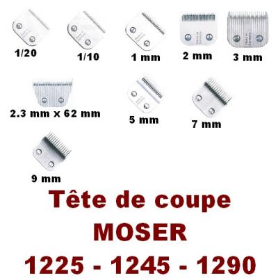 Moser T&ecirc;te de Coupe de Rechange pour Tondeuse Max45 pour Chien 2 mm