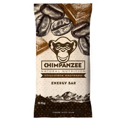 CHIMPANZEE  Chocolate Espresso 55g Energy Bar Marron