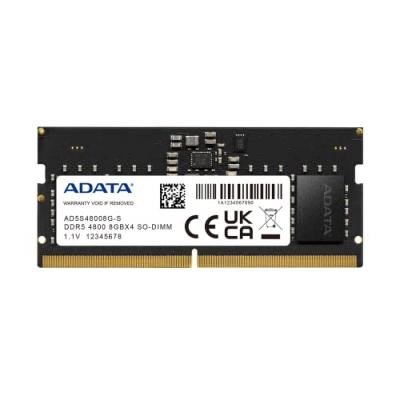 ADATA  ram ad5s48008g-s so dimm 8gb 4800mhz ddr5