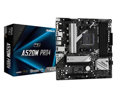 ASROCK  A520M Pro4 Emplacement AM4 micro ATX