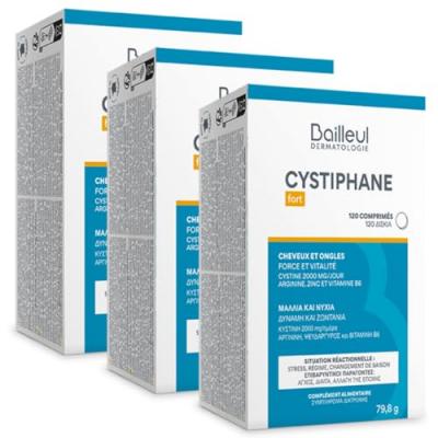 CYSTIPHANE Cheveux Et Ongles 3x120 comprim&eacute;s  Biorga