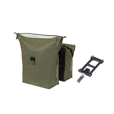 BASIL  Soho Led 41l With Mik Plate Panniers Vert