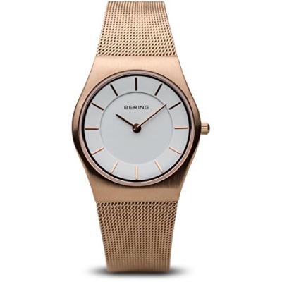 BERING Montre Femme, Mixte 11930-366 Blanc 
