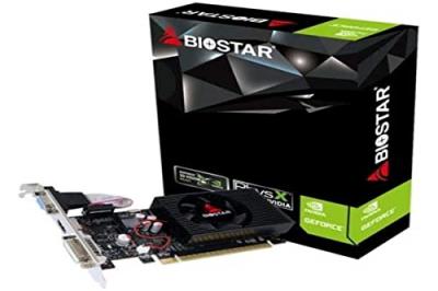 BIOSTAR Carte Graphique  GeForce GT730 VN7313TH41 4Go DDR3 1333MHz PCI Express x16 2.0 Noir 