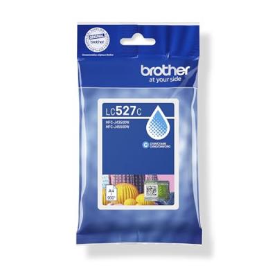 BROTHER  LC527C Cartouche d'encre Cian Original 900 Pages Tinta &agrave; base de Pigments
