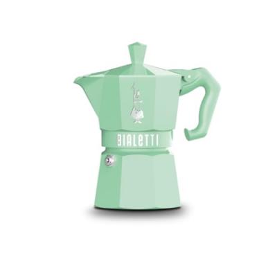 BIALETTI Cafeti&egrave;re italienne ou &agrave; piston  MOKA EXCLUSIVE 6 TASSES VERTE