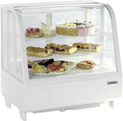 CASSELIN Vitrine R&eacute;frig&eacute;r&eacute;e Patisserie &agrave;&nbsp; Poser - 100 litres Blanche -  