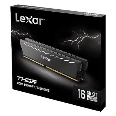 LEXAR Ddr4 thor gaming black 16gb(2 8gb)/3200
