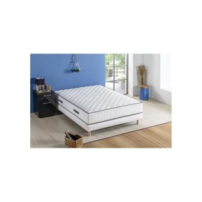 DEKO DREAM Matelas 160 x 200 - 672 Ressorts - 24 cm - 5 zones - Equilibre - DETENTE