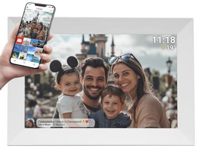 Denver Pff 1024 10.1&acute;&acute; Digital Frame Blanc 