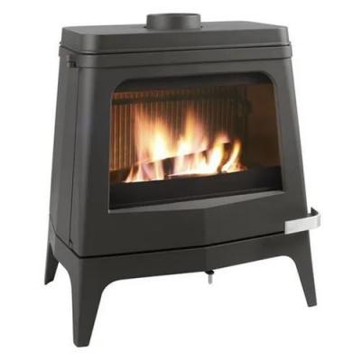DEVILLE Po&ecirc;le &agrave; bois 8kw fonte anthracite  c07768-06 - anthracite