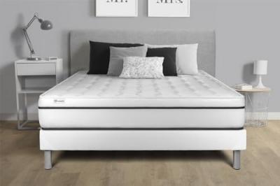 VITALIT Ensemble Sommier Matelas 90x190 VITAL SPA - 24cm - Ferme