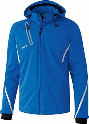 ERIMA  Basic Fonction Veste Softshell Homme, New Royal/Blanc, XL