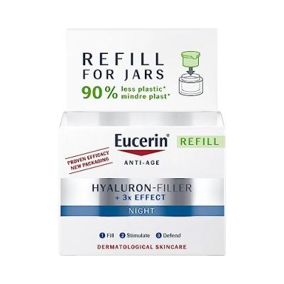 EUCERIN  Hyaluron Filler Recharge de cr&egrave;me de nuit anti-&acirc;ge 50 ml