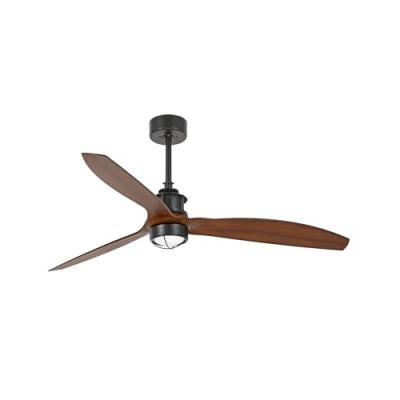 FARO  Barcelona 33395-10- JUST FAN LED Ventilateur de plafond noir/bois avec moteur DC