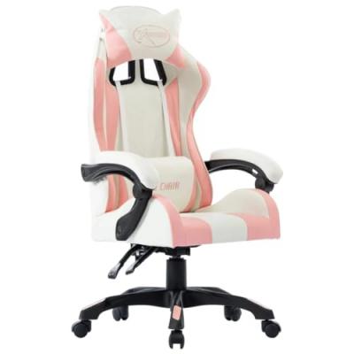 VIDAXL Fauteuil de jeux vid&eacute;o Rose Similicuir  Pink