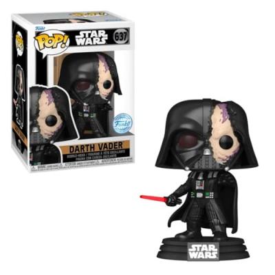 FUNKO Figurine  Pop Obi Wan Kenobi S2 Darth Vader Damaged Helmet - Neuf