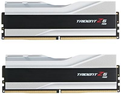 G.SKILL DDR5  Trident Z5 RGB Argent - 32 Go (2 x 16 Go) 5600 MHz - CAS 40