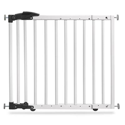 GEUTHER Barri&egrave;re de porte &agrave; fixer par pression 68 a 102 cm Couleur Blanc