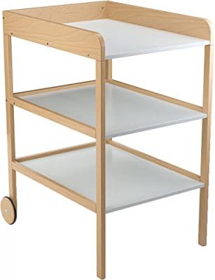  Geuther Commode table &agrave; langer Clarissa XL bois naturel blanc