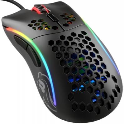 GLORIOUS PC GAMING RACE Souris  Model D GLO-MS-DM-MB Avec Fil USB 12000DPI 6 Boutons RGB Noir 