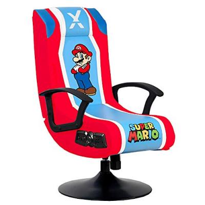 X ROCKER Si&egrave;ge gaming  Super Mario Officiel 2.1 Rouge et Bleu 