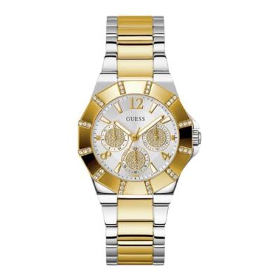 GUESS Montre femme  Sunray GW0616L2 - Bracelet Acier Dor&eacute;