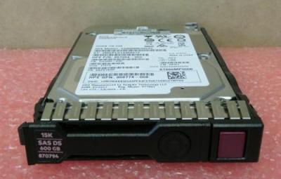HPE Disque Dur HDD Interne HP SPS-DRV 870794-001 600Go 2.5 15000tr/min SAS Argent 