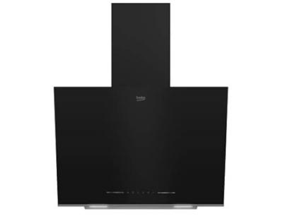 BEKO Hotte decorative murale BHCA66641BFBHS Pan inclin&eacute; , 60 cm, 720m3/h