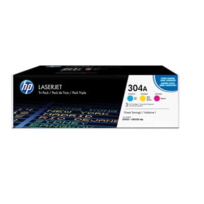 HP Toner  lasertjet 304a - 3 couleurs