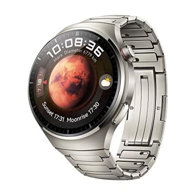 HUAWEI  Montre connect&eacute;e Watch 4 Pro 48mm Elite (Bracelet en titane)