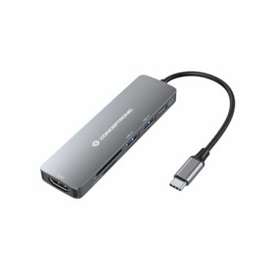 CONCEPTRONIC  adaptador usb multifuncional 6-en-1 usb 3.0 60w
