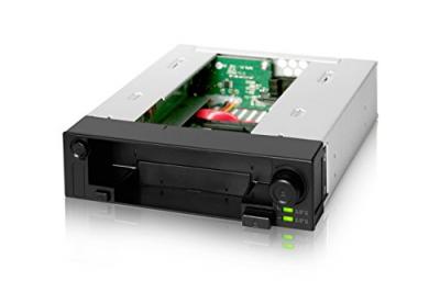 ICY DOCK  MB971SP-B DoubleSwap - Rack pour 2 disques durs 3.5'' et 2.5'' Serial ATA (noir)