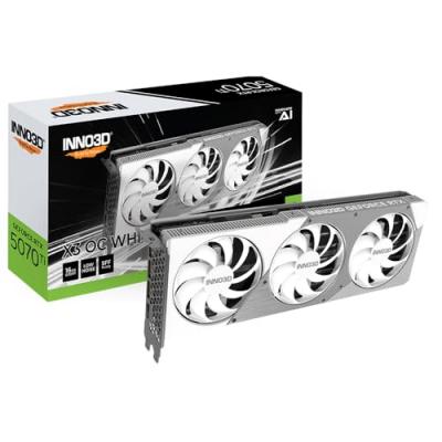 INNO3D GeForce  RTX 5070 Ti X3 OC Blanc 16 Go GDDR7 DLSS 4 