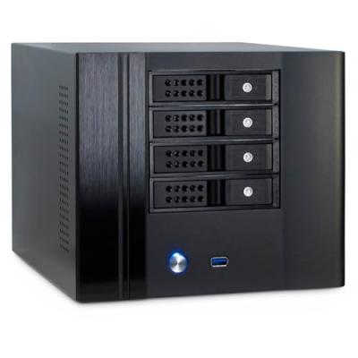 INTER TECH ELEKTRONIK HANDELS Inter-Tech SC-4004 Small Form Factor (SFF) Noir, Moyenne tour