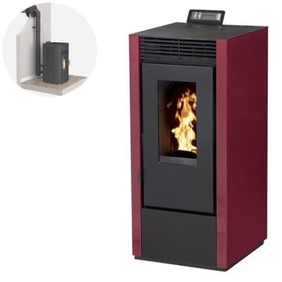 INTERSTOVES Po&ecirc;le &agrave; granules MARINA 14KW Etanche Canalisable + Conduit Ventouse - Bordeaux