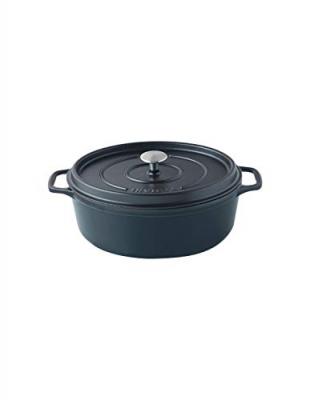 INVICTA  Cocotte ovale - &Oslash; 27 cm - Noir - Tous feux dont induction