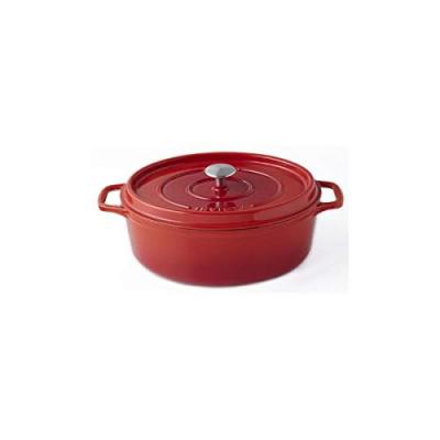 INVICTA  Cocotte Ovale - O 31 Cm - Rubis - Tous Feux Dont Induction