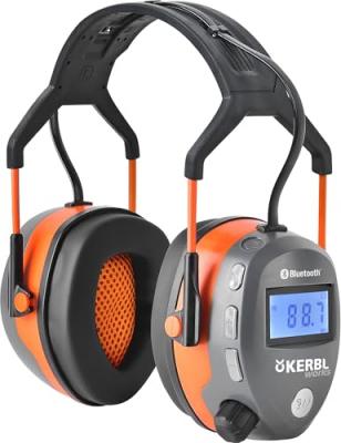 KERBL  Works Connect BTFM Casque Radio antibruit avec Bluetooth