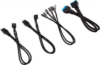 CORSAIR Kit det#39;extension gain&eacute; pour panneau avant (30 cm) - Noir - 