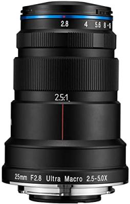 LAOWA  objectif 25mm f/2.8 2,5-5x ultra macro compatible avec canon rf