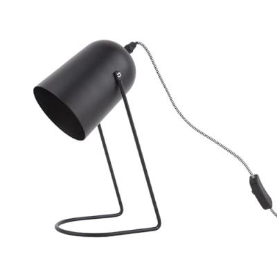 LEITMOTIV  Lampe de Table Enchant - en Acier Mat - Noir