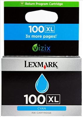 LEXMARK  100XL (14N1069E) - Cyan - Cartouche d'encre - Grande capacit&eacute;
