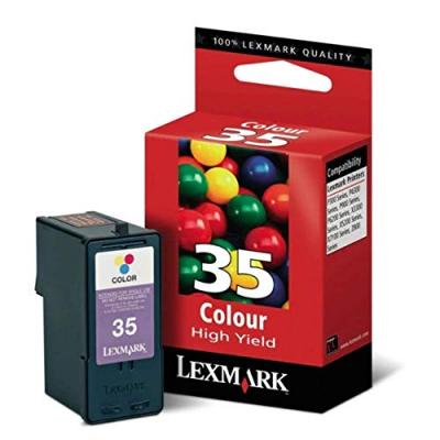 LEXMARK  N&deg;35 XL Cartouche d'encre d'origine Cyan, Magenta, Jaune 