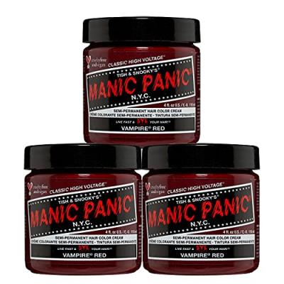 MANIC PANIC Teinture pour cheveux coloration semi-permanente 118ml - Vampire Red